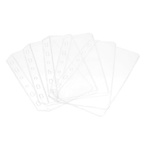 CAXUSD 5 Stück Teiliges Binder Taschen aus Leichtem Strapazierfähigem PVC Transparente Dokumenten Visitenkartenhüllen für Notizbücher Organisation und Aufbewahrung Essentieller CAXUSD 5 Stück Teiliges Binder Taschen aus Leichtem Strapazierfähigem PVC Transparente Dokumenten Visitenkartenhüllen für Notizbücher Organisation und Aufbewahrung Essentieller von CAXUSD