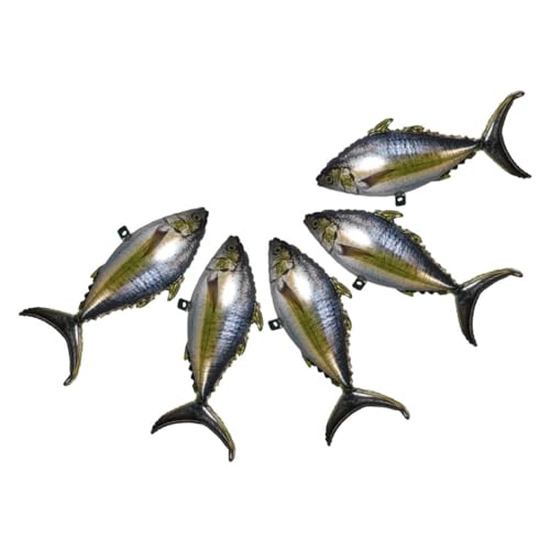 CAXUSD 5 Stück Thunfischballons Seefischballons Luftballons Mit Meerestieren Zubehör Für Partyballons Ballons Für Fischpartys Zubehör Für Partydekorationen Aluminiumfolie CAXUSD 5 Stück Thunfischballons Seefischballons Luftballons Mit Meerestieren Zubehör Für Partyballons Ballons Für Fischpartys Zubehör Für Partydekorationen Aluminiumfolie von CAXUSD