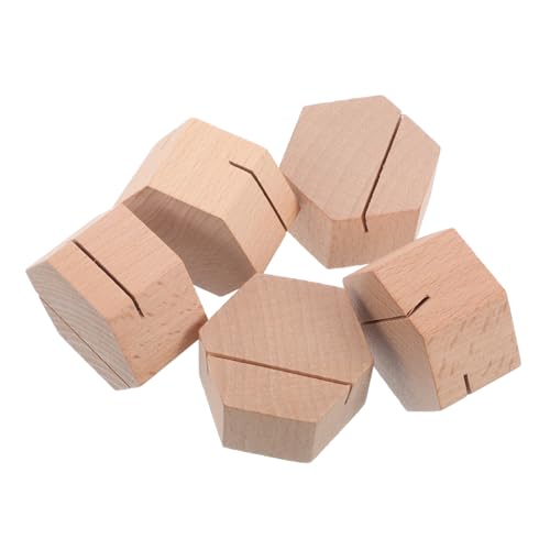 CAXUSD Holz Namenskartenhalter Bürokartenhalter Kartenständer Desktop Kartenhalter Namenskartenständer Bildhalter Für Tische Kartenhalter Für Schreibtisch Platzkartenhalter von CAXUSD