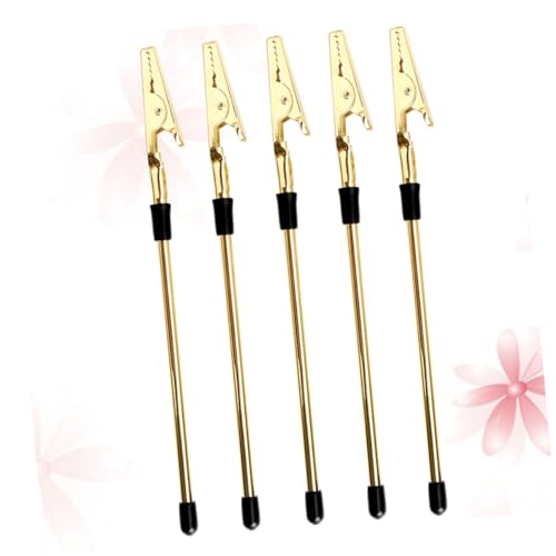 CAXUSD 5 Stück praktischer Fotoaufhänger wandverkleidung postkarten halter Memo-Clips Notenhalter Metallklammern Postkartenhalter Nachrichtenordner Geldscheinhalter aus Metall Golden CAXUSD 5 Stück praktischer Fotoaufhänger wandverkleidung postkarten halter Memo-Clips Notenhalter Metallklammern Postkartenhalter Nachrichtenordner Geldscheinhalter aus Metall Golden von CAXUSD