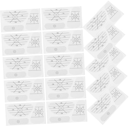CAXUSD 50 Blatt Golf Impact Tape Aufkleber für Schläger Rückstandsfreie Golf Swing Trainingshilfe Schlagmarkierungen für Hölzer und Putter Vielseitiges Zubehör für Indoor und Outdoor von CAXUSD