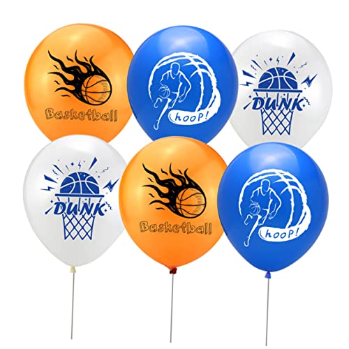 CAXUSD 50 Stück Basketballballon Party Orange Dekorationen Basketball-ballons Party-basketball-ballons Latex-ballon Mit Basketballmotiv Basketball-druckballon Orange CAXUSD 50 Stück Basketballballon Party Orange Dekorationen Basketball-ballons Party-basketball-ballons Latex-ballon Mit Basketballmotiv Basketball-druckballon Orange von CAXUSD
