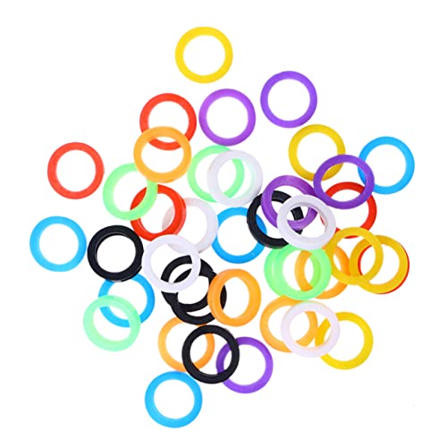 CAXUSD 50 Stück Bunte Silikon Schlüsselabdeckungen Elastische Schlüsselhüllen für Einfache Identifikation und Dekoration Strapazierfähig und Geruchlos für Schlüsselorganisation CAXUSD 50 Stück Bunte Silikon Schlüsselabdeckungen Elastische Schlüsselhüllen für Einfache Identifikation und Dekoration Strapazierfähig und Geruchlos für Schlüsselorganisation von CAXUSD