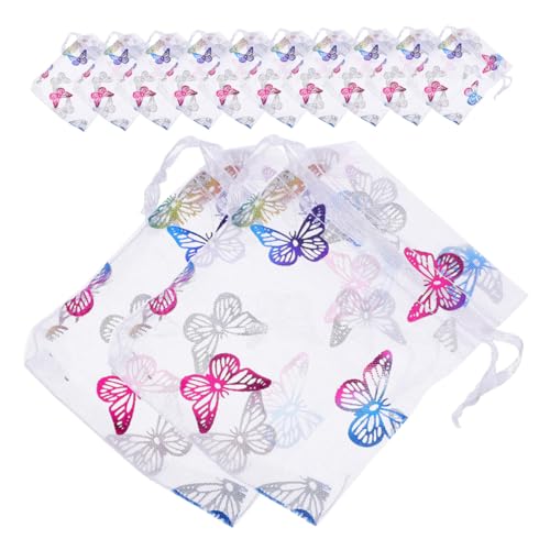 CAXUSD 50 Stück Netztasche Kleine Papiertüten Mini-beutelverschließer Transparente Organzabeutel Kleine Tasche Partytaschen Partytüten Für Papiertüten Mit Griffen Beutetaschen Garn CAXUSD 50 Stück Netztasche Kleine Papiertüten Mini-beutelverschließer Transparente Organzabeutel Kleine Tasche Partytaschen Partytüten Für Papiertüten Mit Griffen Beutetaschen Garn von CAXUSD