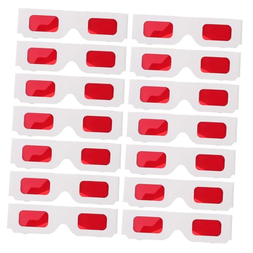 CAXUSD 50 Stück Rauchbrillen Rot für Valentinstag Farbige Partybrillen für Home Entertainment und Besondere Anlässe und Bequem CAXUSD 50 Stück Rauchbrillen Rot für Valentinstag Farbige Partybrillen für Home Entertainment und Besondere Anlässe und Bequem von CAXUSD