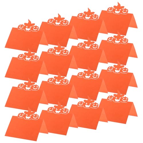 CAXUSD 50 Stück Teiliges Halloween Sitzkarten mit Kürbismotiv Kompakt und Personalisierbare Tischkarten für Halloween Erntedankfest Geburtstagsfeiern und Herbstliche Dinnerpartys CAXUSD 50 Stück Teiliges Halloween Sitzkarten mit Kürbismotiv Kompakt und Personalisierbare Tischkarten für Halloween Erntedankfest Geburtstagsfeiern und Herbstliche Dinnerpartys von CAXUSD