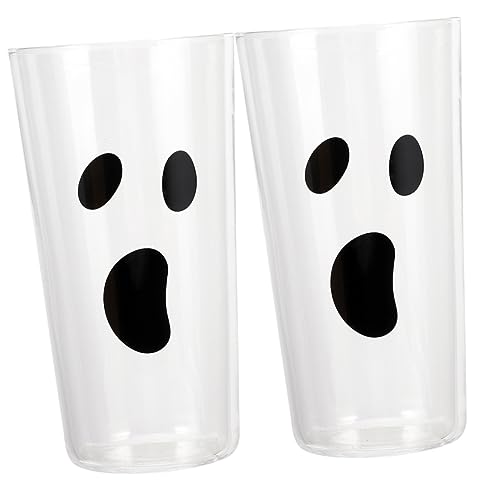 CAXUSD 500ml Große Größe Halloween Themed Glas Glaskolben Tumbler Tasse Set Kürbis Für Parteien von CAXUSD