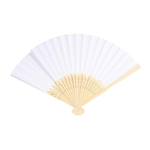 CAXUSD 5Stücke Weiße Leere Faltfächer DIY Papierfächer für Hochzeiten Geburtstagsfeiern und Bastelprojekte Gestalten CAXUSD 5Stücke Weiße Leere Faltfächer DIY Papierfächer für Hochzeiten Geburtstagsfeiern und Bastelprojekte Gestalten von CAXUSD
