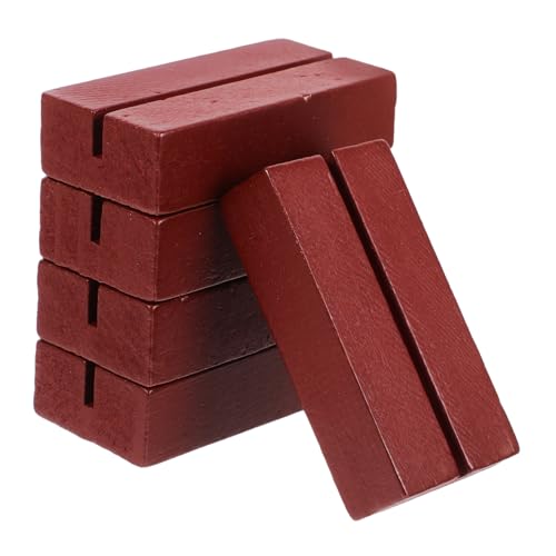 CAXUSD 5pcs Hölzerne Postkarten -basiskalender -kartenhalter Memo Halter Menü Schilder Werbekartenhalter Visitenkartenbasis Mit Slot Für Office Desk Organisation Und Tischdekoration CAXUSD 5pcs Hölzerne Postkarten -basiskalender -kartenhalter Memo Halter Menü Schilder Werbekartenhalter Visitenkartenbasis Mit Slot Für Office Desk Organisation Und Tischdekoration von CAXUSD