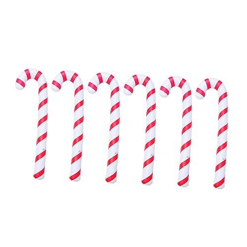 CAXUSD 6 Stück Weihnachtsballons Zuckerstangen Design Aufblasbare Krücken für Festliche Deko Rot Weiß für Weihnachten Geburtstagsfeiern und Besondere Anlässe CAXUSD 6 Stück Weihnachtsballons Zuckerstangen Design Aufblasbare Krücken für Festliche Deko Rot Weiß für Weihnachten Geburtstagsfeiern und Besondere Anlässe von CAXUSD