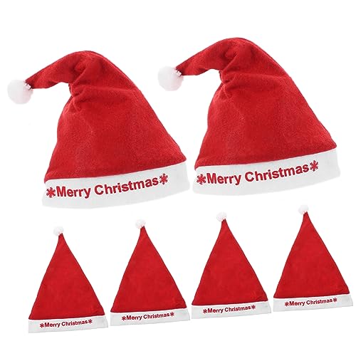 CAXUSD Weihnachtsmütze Aus Samt Unisex-party-kostüm Weihnachtsschmuck Warme Wintermütze Für Erwachsene Deko Für Feiertage von CAXUSD