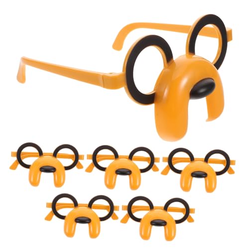 CAXUSD 6 Stück Welpenbrille Neuheit Brille Hundeförmige Brille Glas für Brillenparty Hundebrillen Hunde mit Brille Partyzubehör Fotokabinenzubehör Partybrille Plastik CAXUSD 6 Stück Welpenbrille Neuheit Brille Hundeförmige Brille Glas für Brillenparty Hundebrillen Hunde mit Brille Partyzubehör Fotokabinenzubehör Partybrille Plastik von CAXUSD