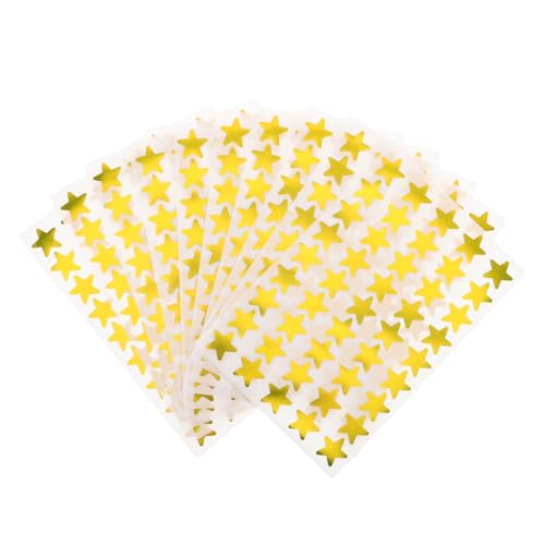 CAXUSD 60 Blatt Star-belohnungsaufkleber Aufkleber Aus Goldfolie Entzückende Sternaufkleber Selbstklebstoff Glänzende Belohnungsaufkleber Kinderaufkleber Belohnen Aufkleber Golden CAXUSD 60 Blatt Star-belohnungsaufkleber Aufkleber Aus Goldfolie Entzückende Sternaufkleber Selbstklebstoff Glänzende Belohnungsaufkleber Kinderaufkleber Belohnen Aufkleber Golden von CAXUSD