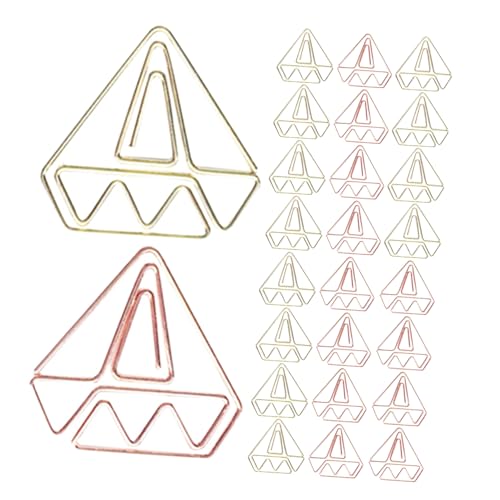 CAXUSD 60 Stück Mini Metall Papierklammern in Gold und Roségold Dekorative Stabile Diamant-form Büroklammern für Schule Büro Einladungen und Papierorganisation CAXUSD 60 Stück Mini Metall Papierklammern in Gold und Roségold Dekorative Stabile Diamant-form Büroklammern für Schule Büro Einladungen und Papierorganisation von CAXUSD