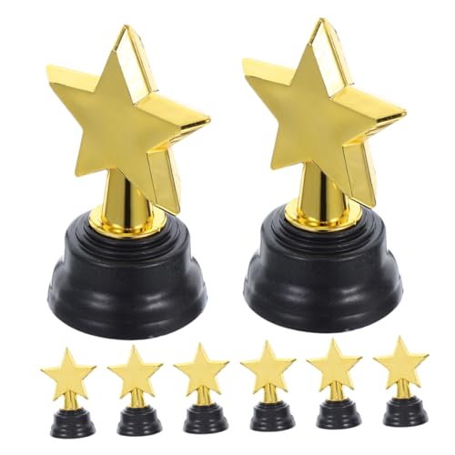 CAXUSD 8 Stück Fünfzackige Sterntrophäen Talentshow Dekorationstrophäen Lustige Trophäen Mini Trophäen Fußballtrophäen Für Cheer Trophäen Kleine Trophäen Kinderpreistrophäen CAXUSD 8 Stück Fünfzackige Sterntrophäen Talentshow Dekorationstrophäen Lustige Trophäen Mini Trophäen Fußballtrophäen Für Cheer Trophäen Kleine Trophäen Kinderpreistrophäen von CAXUSD