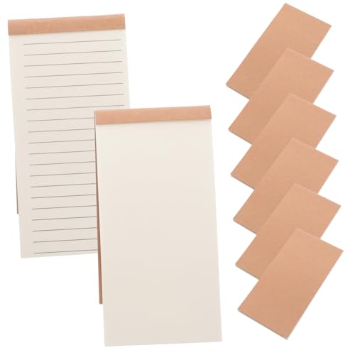 CAXUSD 8 Stück Notizbuch Planer zu tun Tägliches Journal Notepad abreißen Notizblock schreiben Notizbücher schreiben Desktop-Notizblock Schulbedarf Papier Light Brown CAXUSD 8 Stück Notizbuch Planer zu tun Tägliches Journal Notepad abreißen Notizblock schreiben Notizbücher schreiben Desktop-Notizblock Schulbedarf Papier Light Brown von CAXUSD