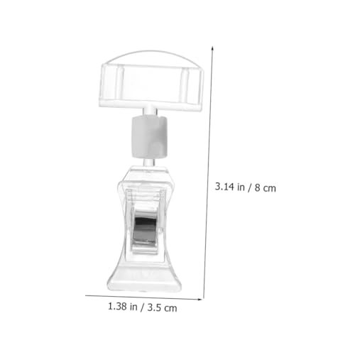 CAXUSD 8 Stück Teiliges Drehbarer Preisschild klammern aus Verschleißfestem Material Praktische Etikettenhalter für Einzelhandel Supermärkte Vielseitig Einsetzbar zur Waren CAXUSD 8 Stück Teiliges Drehbarer Preisschild klammern aus Verschleißfestem Material Praktische Etikettenhalter für Einzelhandel Supermärkte Vielseitig Einsetzbar zur Waren von CAXUSD