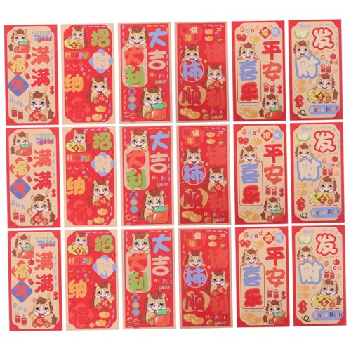 CAXUSD 90 Stück Chinesische Neujahrs-rotumschläge Pferdejahr Hong Bao Glücksumschläge Lunar Year Packet Für Hochzeiten Geburtstage Jubiläen Babyshowers von CAXUSD