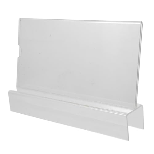 CAXUSD Acryl Schildhalter Transparent Form Tischaufsteller Langlebig Klar für Büro Restaurant Laden Große Acryl Booth Preisschilder Display Holder CAXUSD Acryl Schildhalter Transparent Form Tischaufsteller Langlebig Klar für Büro Restaurant Laden Große Acryl Booth Preisschilder Display Holder von CAXUSD