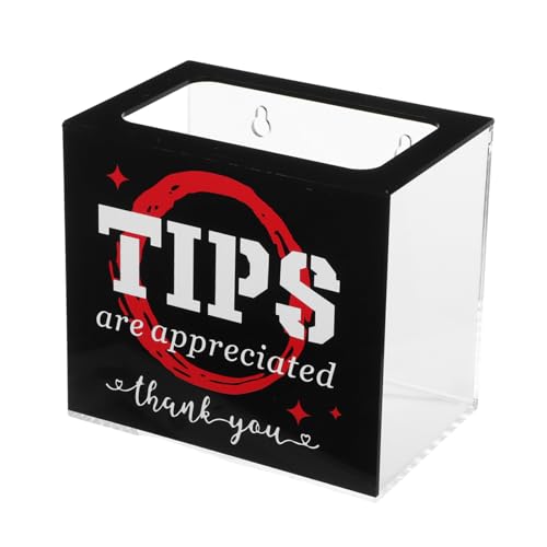 CAXUSD Acryl Spendenbox mit Schlitz Robuste Geldsammlung für Barkeeper Restaurant Trinkgeldbehälter Transparente Tippbox für Musiker und Charity Widerstandsfähige Aufbewahrungsbox CAXUSD Acryl Spendenbox mit Schlitz Robuste Geldsammlung für Barkeeper Restaurant Trinkgeldbehälter Transparente Tippbox für Musiker und Charity Widerstandsfähige Aufbewahrungsbox von CAXUSD