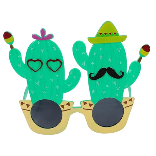 CAXUSD Brille in Kaktusform, Luau-hawaii-, Strand-, Tropische Party-dekoration, Ideal Für Sommer-mottopartys CAXUSD Brille in Kaktusform, Luau-hawaii-, Strand-, Tropische Party-dekoration, Ideal Für Sommer-mottopartys von CAXUSD