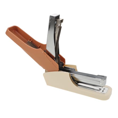 CAXUSD Desktop Binding Stapler aus Abs und Metall Praktisch und Leicht Single-finger Bedienung Belastbar für Dicke Papierstapel Vielseitig für Büro Schule und Buchprojekte Geeignet von CAXUSD