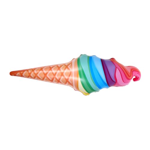 CAXUSD Eiscreme-Partyballons spaß aufblasbar ice cream cones eiscreme laufstall werfen Partys Nudel wirbelt Schwimmer Eistütenspielzeug für PVC von CAXUSD