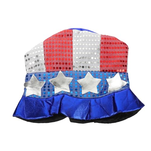 CAXUSD Flaggenkappe zum Unabhängigkeitstag Mini-Zylinder USA großer Hut Festival Dekorationen partyhütchen usa hut Kopfbedeckung zum Tag der Unabhängigkeit Hut zum Nationalfeiertag Stoff CAXUSD Flaggenkappe zum Unabhängigkeitstag Mini-Zylinder USA großer Hut Festival Dekorationen partyhütchen usa hut Kopfbedeckung zum Tag der Unabhängigkeit Hut zum Nationalfeiertag Stoff von CAXUSD