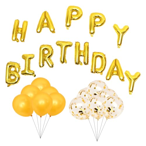 CAXUSD Kindergeburtstag Luftballons Baby Dusche Luftballons Folienballon Set Happy Birthday Luftballons Für Geburtstagsfeiern Diy Deko Kit Für Partys Goldene Buchstaben Ballons Dekoration CAXUSD Kindergeburtstag Luftballons Baby Dusche Luftballons Folienballon Set Happy Birthday Luftballons Für Geburtstagsfeiern Diy Deko Kit Für Partys Goldene Buchstaben Ballons Dekoration von CAXUSD