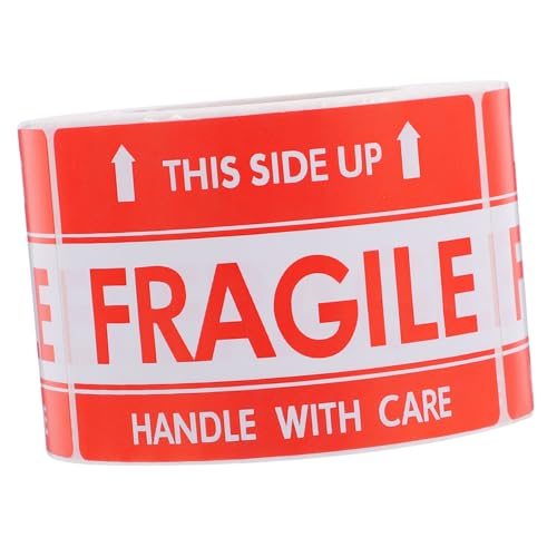CAXUSD Fragile Warning Label Aufkleber Selbstklebend Splashproof Verpackungsaufkleber für Umzug und Versand Schutz vor Bruch und Beschädigung CAXUSD Fragile Warning Label Aufkleber Selbstklebend Splashproof Verpackungsaufkleber für Umzug und Versand Schutz vor Bruch und Beschädigung von CAXUSD