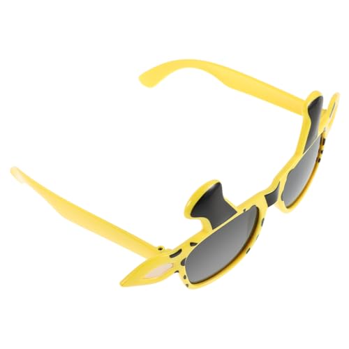 CAXUSD Giraffe Kostümbrille Gelbe Tierbrille für Partys Leicht Komfortabel für Geburtstagsfeiern Hochzeiten und Cosplay Events Verspieltes Dschungeldesign von CAXUSD