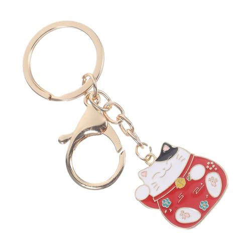 CAXUSD Glückskatze Schlüsselanhänger Feng-Shui-Schlüsselanhänger Schlüsselanhänger Damen japanischer Schlüsselanhänger Schlüsselbund tragbarer Taschenanhänger Taschenzubehör die Katze von CAXUSD