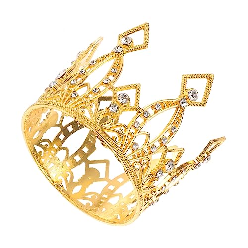 CAXUSD Goldene Krone Torten Deko Rhinestone Tiara Kuchen Dekoration Für Geburtstagsfeiern Elegante Cake Topper Für ädchen Und Frauen Perfekte Tortendekoration Für Besondere Anlässe CAXUSD Goldene Krone Torten Deko Rhinestone Tiara Kuchen Dekoration Für Geburtstagsfeiern Elegante Cake Topper Für ädchen Und Frauen Perfekte Tortendekoration Für Besondere Anlässe von CAXUSD