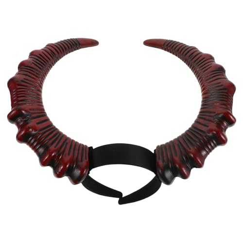 CAXUSD Gothic Hörner Haarreif Teufelshorn Kopfschmuck für Halloween Kostümpartys Geburtstagsfeiern und Karnevalsveranstaltungen Sorgt für Einen Auffälligen Look von CAXUSD