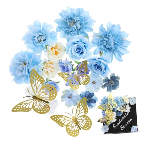CAXUSD Graduation Cap Dekorationsset aus Langlebigem PVC Einzigartiges Design Einfach zu Befestigen für College Abschlussfeiern DIY Accessoires für Abschlussmützen von CAXUSD