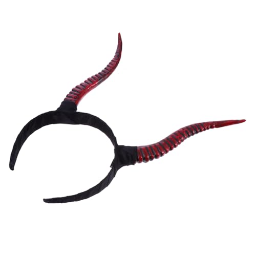 CAXUSD Halloween Stirnband mit Antilopenhörnern Gothic Kopfschmuck Horn Haarreif für Cosplay Party Steampunk Haarschmuck für Frauen und Mädchen Accessoire für Kostüm und Fotos von CAXUSD
