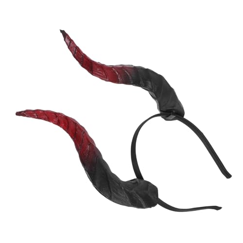 CAXUSD Halloween Teufelshorn Haarreif mit Abnehmbaren Hörnern Elastisches Kopfband für Damen und Herren Leichtes Kostüm-accessoire für Karneval Cosplay und Partyveranstaltungen von CAXUSD