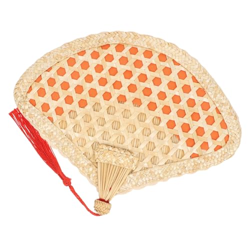CAXUSD Handgefertigter Sommer Fächer aus Woven Fan im Chinesischen Stil Tragbarer Handventilator für Heiße für Zuhause Büro und Freizeitaktivitäten CAXUSD Handgefertigter Sommer Fächer aus Woven Fan im Chinesischen Stil Tragbarer Handventilator für Heiße für Zuhause Büro und Freizeitaktivitäten von CAXUSD
