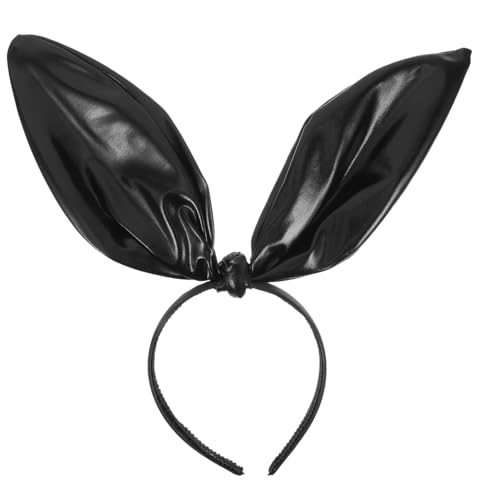 CAXUSD Hasenmädchen-Stirnband Kaninchen Chinchilla Osterhase Party-Stirnbänder tierhaarreifen Tierisches Kopfband Haarband Hasen -Ohr -Stirnband Stirnbänder für Damen Leder Black CAXUSD Hasenmädchen-Stirnband Kaninchen Chinchilla Osterhase Party-Stirnbänder tierhaarreifen Tierisches Kopfband Haarband Hasen -Ohr -Stirnband Stirnbänder für Damen Leder Black von CAXUSD