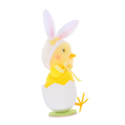 CAXUSD Ostern Sachen Cosplay Ostern Prop Dekorationen Bunny Ohren Hut Mini Plüsch Huhn von CAXUSD