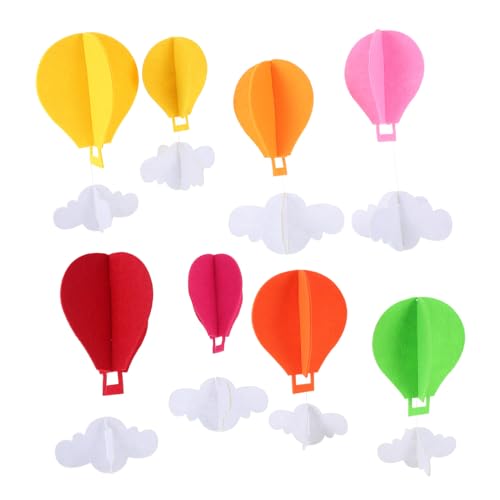 CAXUSD Heißluftballon Dekoration Anhänger Geformt Rosa Heiß Hängen Dekorate Luftballons Kinderzimmer Deckenballon Kreative Anhänger Für Das Klassenzimmer Dekorationen Hängen Vlies Bunt CAXUSD Heißluftballon Dekoration Anhänger Geformt Rosa Heiß Hängen Dekorate Luftballons Kinderzimmer Deckenballon Kreative Anhänger Für Das Klassenzimmer Dekorationen Hängen Vlies Bunt von CAXUSD
