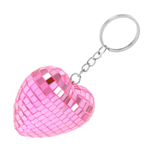 CAXUSD Herzförmiger Disco Ball Schlüsselanhänger Glitzernder Spiegelkugel Charm für Taschen Kreatives für Weihnachten Partys und Besondere Anlässe CAXUSD Herzförmiger Disco Ball Schlüsselanhänger Glitzernder Spiegelkugel Charm für Taschen Kreatives für Weihnachten Partys und Besondere Anlässe von CAXUSD