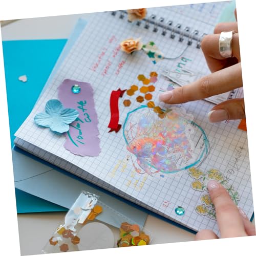 CAXUSD Holographische Aufkleber Große Vielseitige Jellyfish Sticker für Scrapbooking DIY Hand Account Geschenkdekoration CAXUSD Holographische Aufkleber Große Vielseitige Jellyfish Sticker für Scrapbooking DIY Hand Account Geschenkdekoration von CAXUSD