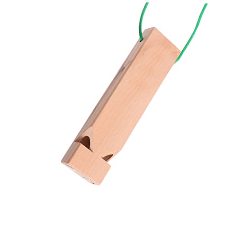 CAXUSD Holzpfeife Zugspielzeug DIY Holzbahn Pfeife mit Echtem Zugpfeifenton Musikinstrument für Jungen und Mädchen Geschenkidee für Geburtstage und Partys Praktische Zufällige Farbe von CAXUSD