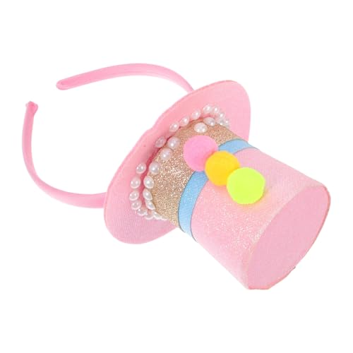 CAXUSD Hut Stirnband Prinzessin Partyzubehör Ausgefallene Kopfbedeckung Tea -party -faszinator Karneval Kopfbedeckung Kostümhut Mit Pailletten Halloween-kopfschmuck Partyhut Rosa Vlies CAXUSD Hut Stirnband Prinzessin Partyzubehör Ausgefallene Kopfbedeckung Tea -party -faszinator Karneval Kopfbedeckung Kostümhut Mit Pailletten Halloween-kopfschmuck Partyhut Rosa Vlies von CAXUSD