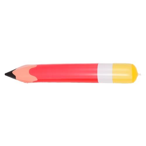 CAXUSD Inflatable Pencil Balloon Rote PVC Dekoration für Klassenraum und Partys Lustiger Bleistift Luftballon für Schulanfang Shower und Besondere Anlässe CAXUSD Inflatable Pencil Balloon Rote PVC Dekoration für Klassenraum und Partys Lustiger Bleistift Luftballon für Schulanfang Shower und Besondere Anlässe von CAXUSD