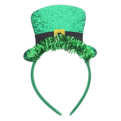 CAXUSD Partyzubehör Irish Day Stirnbänder Partygeschenke Zum St. Patricks Day St. Patricks Day Hut St. Patricks Partyhut St. Patricks Haarband Filzstoff Haarschmuck Fräulein Bilden von CAXUSD