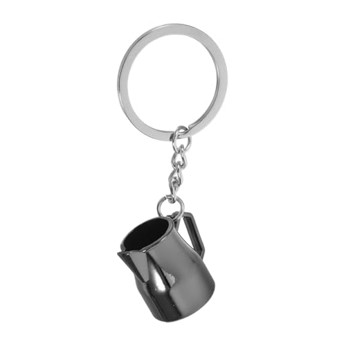 CAXUSD Kaffee Schlüsselanhänger Interaktiver Schlüsselanhänger Anhänger Schlüsselanhänger Kreativer Schlüsselanhänger Rucksack Schlüsselanhänger Handtaschen Charm Latte Art Cup von CAXUSD
