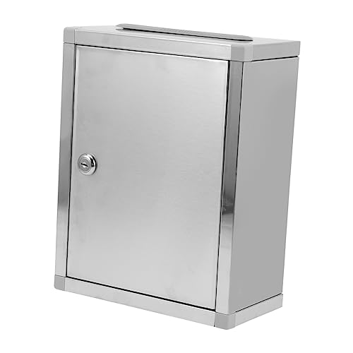 CAXUSD Kasten Briefkasten Aus Edelstahl Schließfach Alternative Papier Tipp Anthrazit Fänger Beschwerde Aufzeichnen Silber Außen Großer Karte Andenken Zinn Silver Rostfreier Stahl CAXUSD Kasten Briefkasten Aus Edelstahl Schließfach Alternative Papier Tipp Anthrazit Fänger Beschwerde Aufzeichnen Silber Außen Großer Karte Andenken Zinn Silver Rostfreier Stahl von CAXUSD