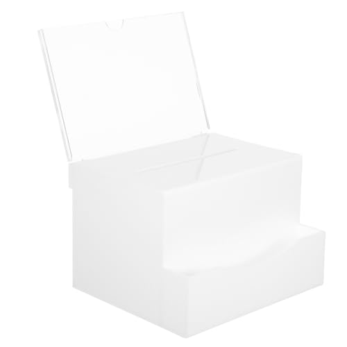 CAXUSD Kasten Transparente Wahlurne Wahlurnen Für Tombola Tombolaboxen Für Tickets Spendenboxen Für Geld Spendenboxen Für Fundraising Briefkästen Für Wurstwaren Acryl von CAXUSD